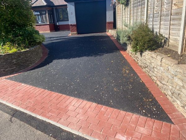Asphalt driveway installation in Stratton