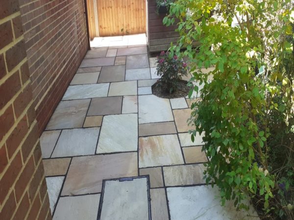 Our patio team replaced a patio in Quedgeley with a new patio surface