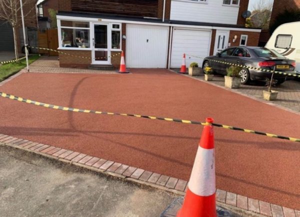 Red Resin installation in Quedgeley